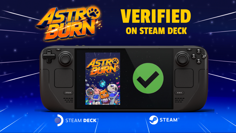 Astro Burn is Verified on Steam Deck
